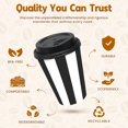thumbnail image 4 of missunny-[100 Pack] 12oz Disposable Coffee Cups with Lids & Sleeves - Double Wall Kraft Paper to Go Hot/Cold Beverage Cups with Lids, 4 of 5