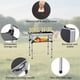 thumbnail image 3 of Mesa plegable de camping con red de almacenamiento, alturas ajustables, plegable portátil y ligera con asa de transporte, para camping, pesca, picnic, playa al aire, 3 of 4