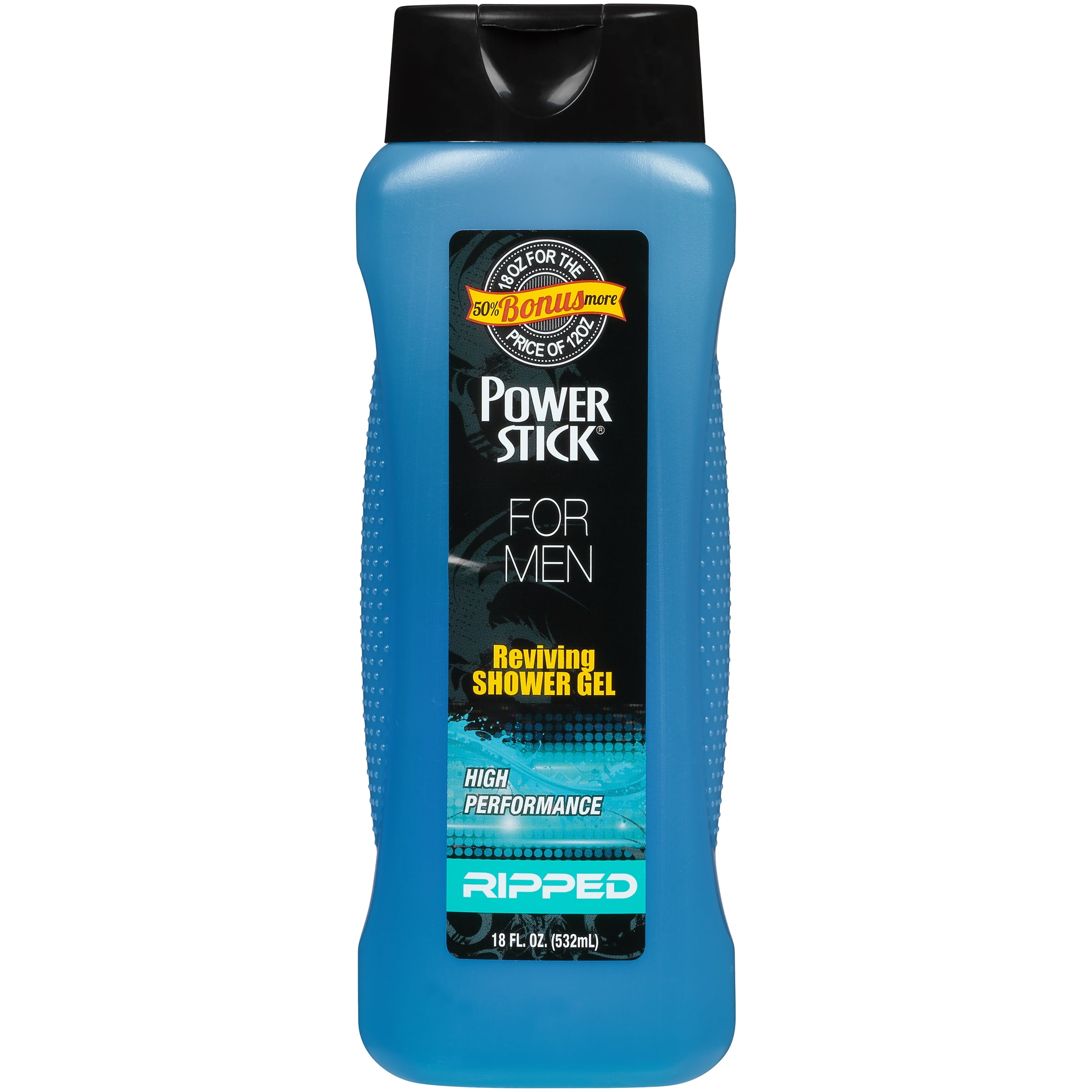 Power Stick Blue Ripped Shower Gel 18 oz.