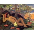 thumbnail image 2 of Gauguin, Paul 32x25 Black Ornate Wood Framed with Double Matting Museum Art Print Titled - The Noble Woman, 2 of 4
