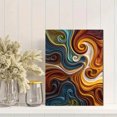 thumbnail image 2 of Abstract Swirls Canvas Print, Modern Wall Art for Living Room, Bedroom, Office, Hallway, Entryway, Dining Room, 2 of 8