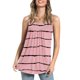 thumbnail image 3 of Sexy camisetas sin mangas para las mujeres Verano para mujer sin mangas con cuello redondo con estampado floral Camis Tank Tops Loose Flowy Cute Túnica plisada Chaleco (Pink, M), 3 of 6