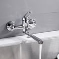 thumbnail image 4 of Wall Mount Kitchen Faucet  Rotatable Single Brass Handle Faucet With 7CM Spout, 4 of 9