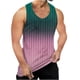 thumbnail image 1 of Tanques para Hombre de Verano Floral Camisola Imprimir Deporte Cuello Redondo, Poliéster de Algodón Top Casual para Al Aire Libre, Diario Y la Temporada de Primavera, 1 of 4