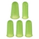 thumbnail image 1 of Uxcell 10Pcs Puntas de Dedos de Goma Protectores de Dedos Dedal de Silicona 3 Tamaños Verde, 1 of 6