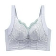 thumbnail image 4 of Lixiuxyad Full Coverage Underwire Bra For Seamless With Wide Side Support And Comfortable Lift Everyday Wear,Bras for Women Purple 90B, 4 of 4