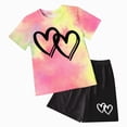 thumbnail image 4 of Little Girls Summer Clothes Set Teen Girls 3T 4T 5T 6T 7T 2-Piece Outfit Trendy Short Outfits for Teens Kaprioy Toddler Girl Clothes, 4 of 4