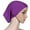 Purple, variant on HuangHuanChen Women's Muslim Hijab Cap Soft Solid Color Short Cotton Head Cover Under Scarf Shawl Turban Hat Gold