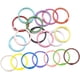 thumbnail image 1 of Anillos para libros, anillos coloridos para libros, anillos de metal para libros, anillos para encuadernación, anillos de metal para encuadernación, para cuaderno Álbum de recortes Llavero de carpeta,, 1 of 5