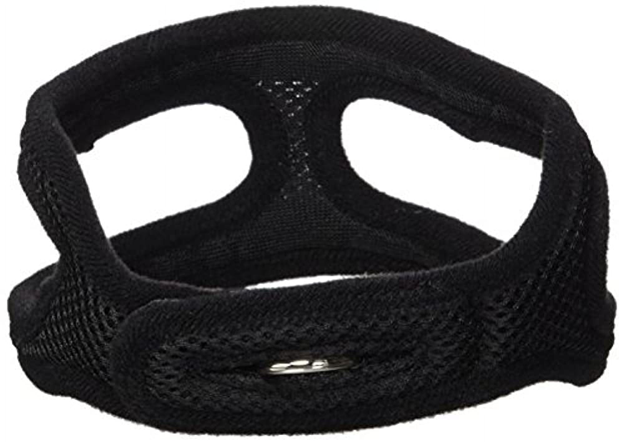 ChokeFree Velpro Mesh Pet Shoulder Harness Collar, 16, Black