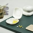 thumbnail image 1 of Compartment Organizer Box, Vitamin Organizer Quad Compartment Vitamin Organizer for Wallet or Pocket Holds Vitamins Fish Oil and Supplements Suitable for Outdoor Work Study, 1 of 3