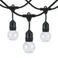 thumbnail image 3 of Better Homes & Gardens 110 Volts Electric 14.8 feet 10 Count G60 Clear Plastic Bulbs Black Wire LED String Lights for Outdoor and Indoor Use, 3 of 10