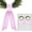 Size 5"x50", variant on Pink Plaid Wreath Sash for Front Door, 2 Pack Nylon Wreath Ribbon for Personalization and Baby Shower Decor