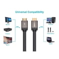 thumbnail image 5 of Monoprice 8K Braided HDMI 2.1 Cable - 10 Feet - Black | Ultra High Speed, 48Gbps, Compatible With Sony PS5 / Microsoft / Xbox Series X & Series S and More, 5 of 6
