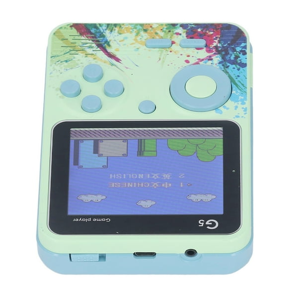 Lecteur De Jeux Vidéo, Console De Jeu Portable 1020 MAH, Plusieurs Jeux,  Sortie HD Pour Enfants Bleu, Vert 