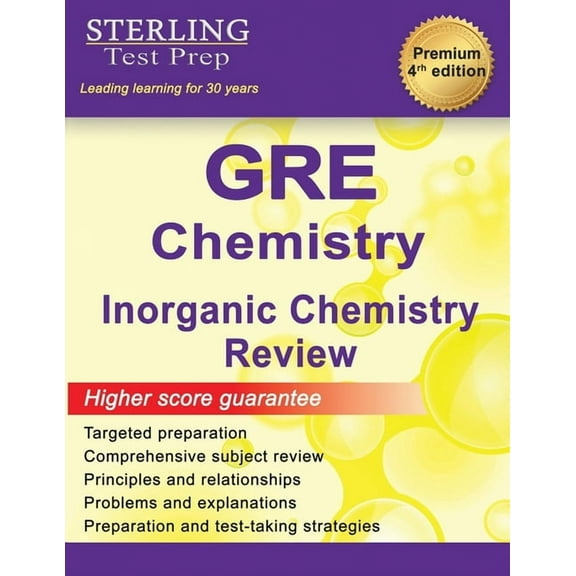 GRE Chemistry Review: Inorganic Chemistry Review for GRE Chemistry Subject Test, (Paperback)