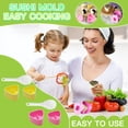 thumbnail image 1 of Iumwxz Spoons Big and Small Triangular Rice Sushi Children'S Rice Bento Diy Seaweed Laver Rice with Spoon Cutlery Set Pink Plastic Up to 65% Off, 1 of 3