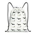 thumbnail image 1 of Gaeub Dachshund Dog Drawstring Backpack Bag Sport Gym Sackpack Heavy Duty String Backpack for Men Women-Small, 1 of 6
