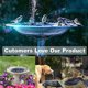 thumbnail image 5 of LED Solar Fountain Pump 6W with Color LED Lights and , Nozzles Solar Bird Bath Fountain Pump, for Outdoor, Garden, Pond, Bird Bath, Swimming Pool LingWen 9024736133215, 5 of 5