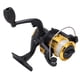 thumbnail image 5 of Carrete de pesca giratorio, carrete de metal, rodamientos de bolas 3BB, copa de línea de metal con línea n.º 6 de 40 m, carrete de pesca dorado con línea, 5 of 15