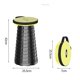 thumbnail image 2 of Taburete plegable Taburete telescópico portátil Plástico para exteriores Plegable ligero (amarillo), 2 of 5