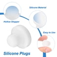 thumbnail image 3 of 10 PCS Silicone Stopper Replacement Plug, 2/5 in Reusable Salt Shakers Solid Stopper for Flower Pot Pipe, White, 3 of 5