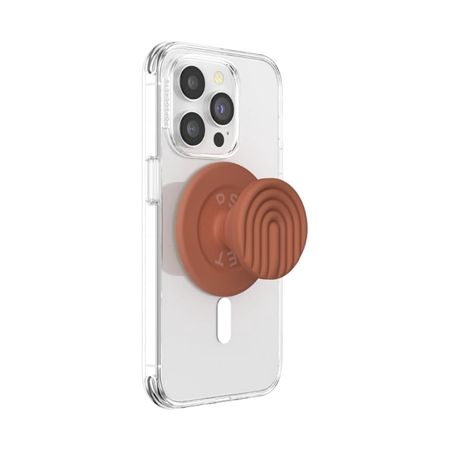 Soporte para teléfono PopSockets redondo, compatible con MagSafe Terra-Cotta