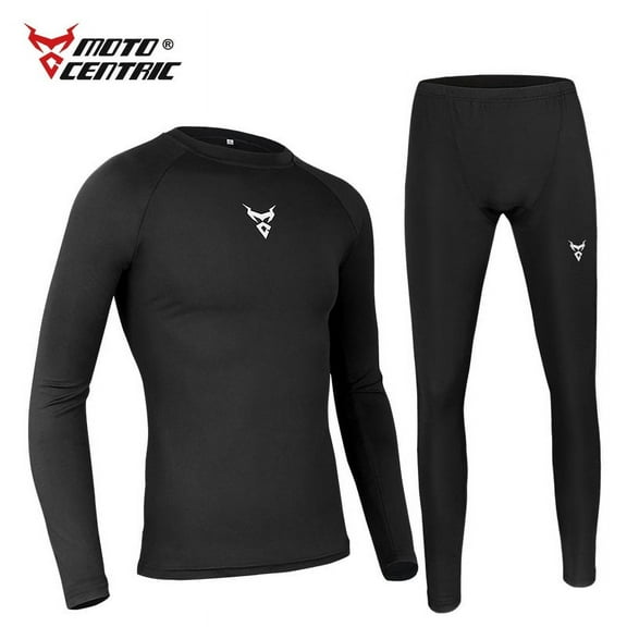 Motorcycle Underwear Quick-Drying Set Men's Motorcycle Sweat Clothes Base Layers Tight Long Johns Tops & Pants Set