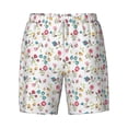 thumbnail image 4 of Lsque Mens Swim Trunks Summer Floral Pattern - Bathing Suit Compression Liner - Beach Swim Shorts Swimwear - (S-3XL) - Stretch Quick Dry -Medium, 4 of 9
