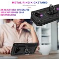 thumbnail image 5 of Samsung Galaxy Note 9 Case, STARSHOP Drop Protection Ring Kickstand Cover- Black, 5 of 6