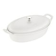 thumbnail image 1 of STAUB Ceramique Ceramic Special Shape Bakeware, Matte-White, 1 of 7