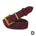 thumbnail image 6 of Retro Suede Belt Ladies Jeans Belt Women Fashion Dress Belt with Gold Buckle F3, 6 of 9