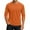 9# Orange, variant on 3/4 Sleeve Shirts for Men Solid Color Crew Neck Baseball T-Shirts Casual Loose Fit Three Quarter Sleeve Tees Beige M