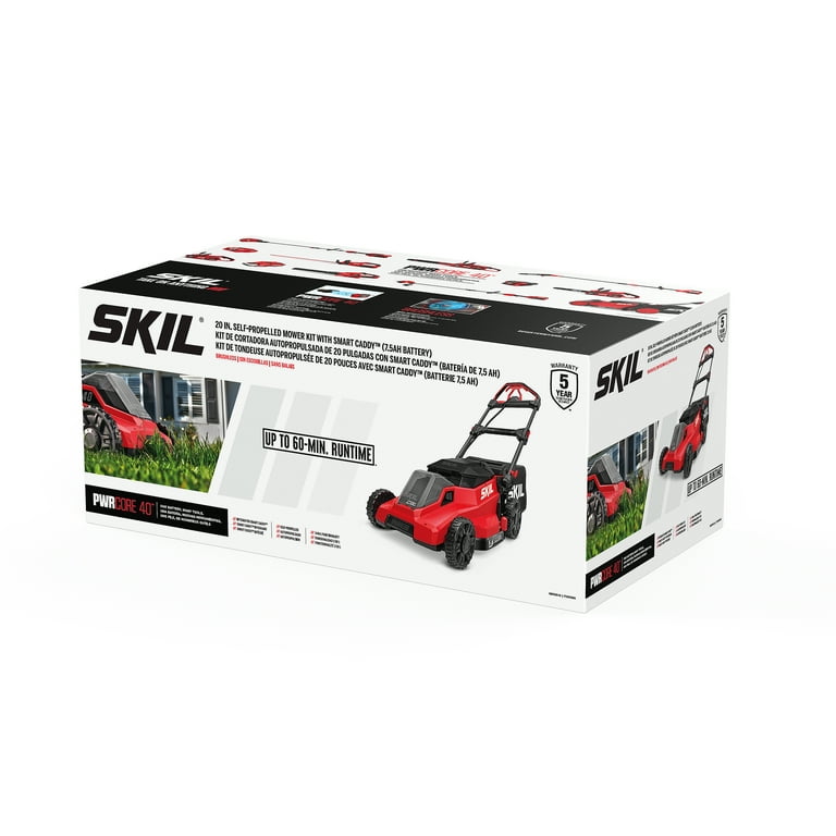 SKIL PWR CORE 40V Brushless 20-Inch Self-Propelled Mower Kit with