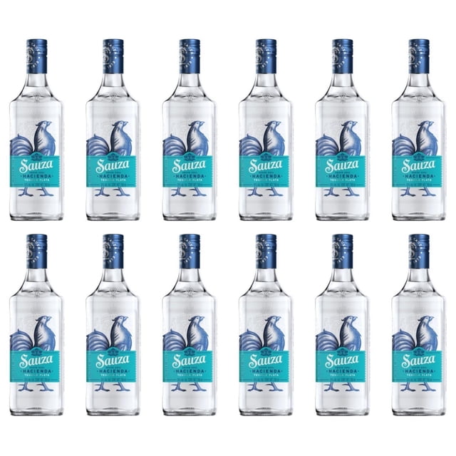 Pack de 12 Tequila Sauza Hacienda Plata 700 ml Plata