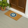 thumbnail image 2 of Seattle Mariners 28" x 16" Primary Logo Coir Mat, 2 of 2