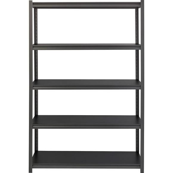 3200 lbs Riveted Steel Shelving&#44; Black - 48 x 24 x 72 in.
