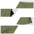 thumbnail image 5 of Uwinwear Men's Summer Outdoor Two-Piece Sets Lightweight Short Sleeve Button-Up Shirt and Side Zip Cargo Shorts Set Casual 2 Piece Casual Outfit,Army Green,M, 5 of 7