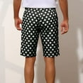 thumbnail image 6 of Miqool Mens Golf Shorts Polka Dress Shorts Casual Straight Fit 4-Way Stretch Flat Front Work Shorts Lightweight Quick Dry Summer Beach Shorts with Pockets, 6 of 9