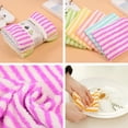 thumbnail image 3 of Set of 5 Microfiber Towels for Kitchen and Dining - Highly Absorbent, Striped Design, Ideal for Efficient Water and Dust Cleaning, 3 of 9