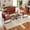 Brown + Black, variant on Costway 5 PCS Living Room Set with Loveseat, 2 Accent Chairs, 2 Coffee Tables, Cushions Gray + Black
