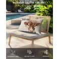 thumbnail image 3 of Cute Cow Outdoor Head Resting Pillows with Insert Welcome 1 Pack Waterproof Lumbar Pillows with Adjustable Elastic Strap for Patio Recliner Chaise Beach Chair, 12"x20", 3 of 7