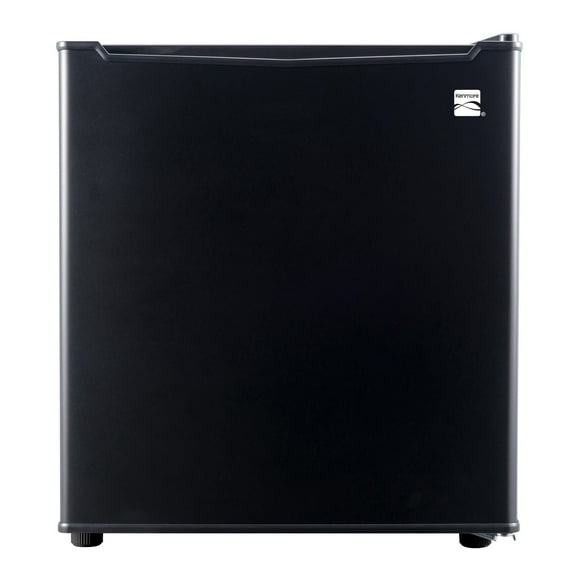 Kenmore 1.7 Cu.Ft Mini Fridge with Freezer, Compact Refrigerator, Single Door, Energy Star, Reversible Door, Black