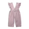 thumbnail image 1 of Vêtements Sans Manches pour Bébé Fille, Combinaison à Volants, Tenue de Jeu, 1 of 5