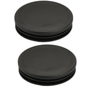 2 Pcs Chair Table Leg Plastic Cap Round Tube Insert Fit 63mm Pipe Outer Dia
