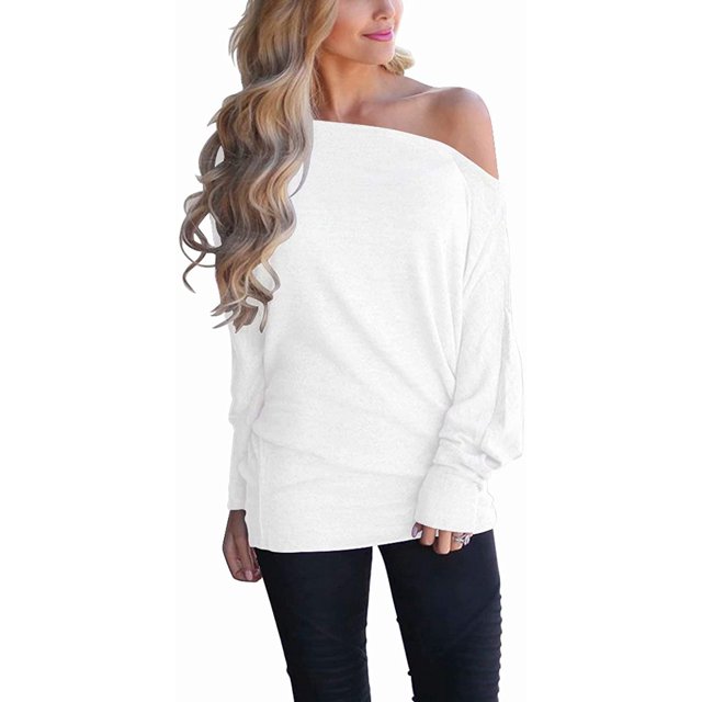 Lacozy Pull-Over Surdimensionné à Manches Longues pour Femmes, Tunique Ample