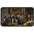 thumbnail image 4 of 2 Piece Wine Kitchen Decor Rugs Set, Farmhouse Country Wine Kitchen Rugs and Mats Non Skid Washable Absorbent Microfiber Kitchens Accessories Decoration Floor Mats 17"x47"+17"x30", 4 of 7