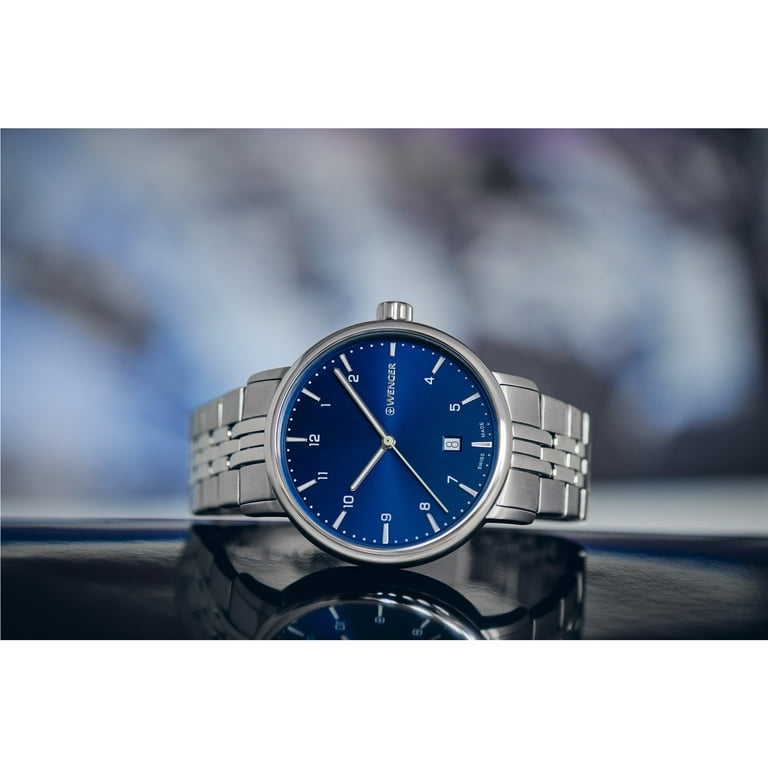 Wenger blue hotsell dial watch