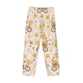 thumbnail image 3 of Vsdgher Cute Bee Gnome Print Mens Pajama Pants Sleep & Lounge Pants, PJ Bottoms With elastic waistb and Pockets, 3 of 5