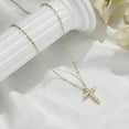 thumbnail image 6 of Cross Necklace for Women，14K Gold Plated Cross Necklace Layered Gold Cross Necklace Tiny Sideway Cross Choker Necklace Gold Cross Necklaces for Women Trendy Gold Jewelry Gifts for Women Trendy, 6 of 13